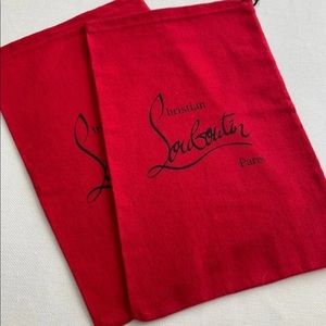 (2) New Christian Louboutin Dustbag (14 7/8 x 9.5)